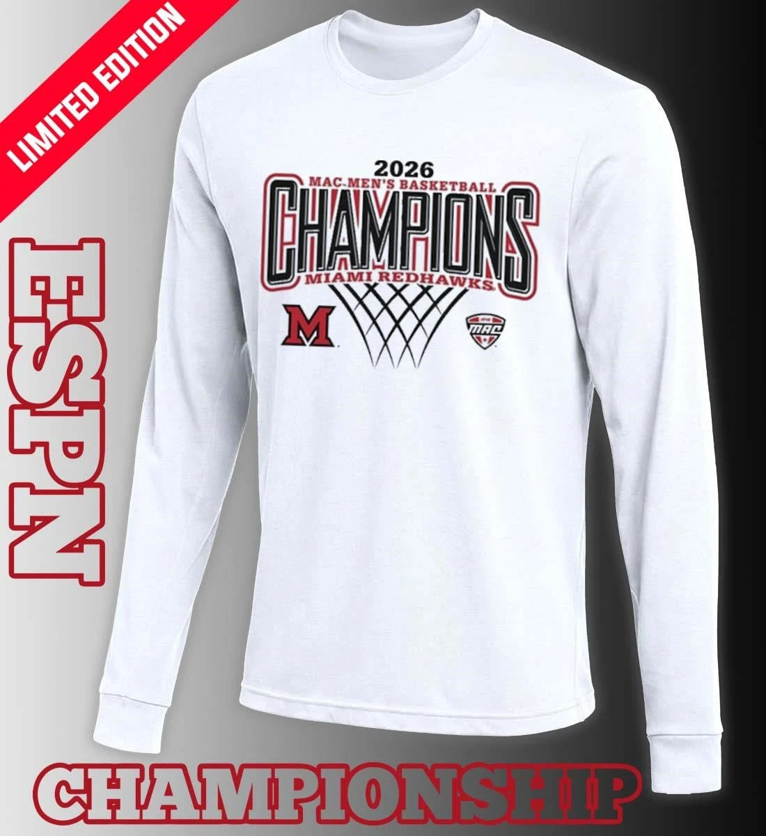 Official Miami Men’s Basketball 2026 MAC Regular Season Champions T-Shirt