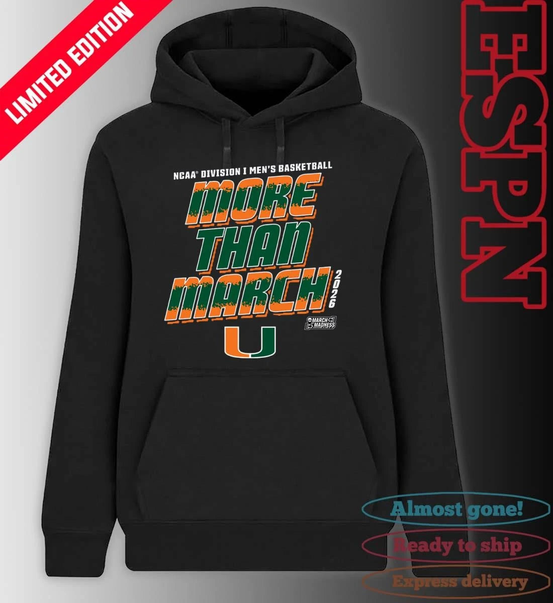 Official Miami Men’s Basketball More Than March 2026 Shirt