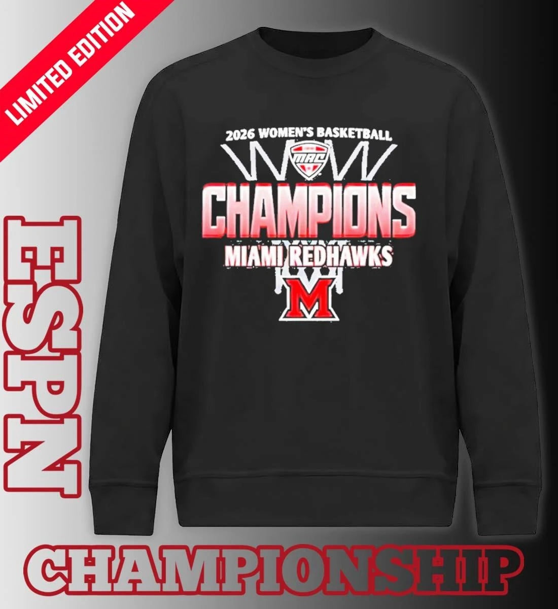 Official Miami RedHawks 2026 MAC Women’s Basketball Regular Season Champions Shirt