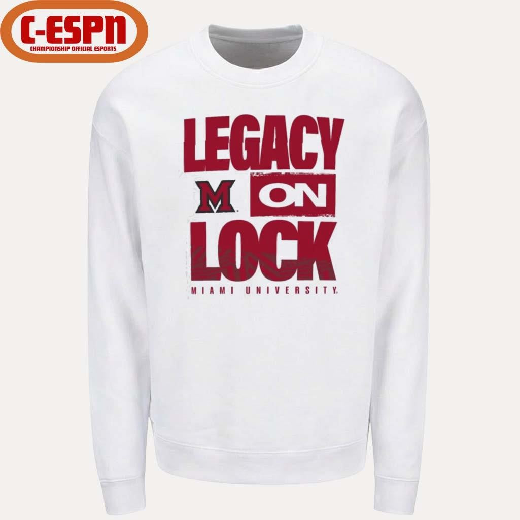 Official Miami RedHawks Basketball Legacy On Lock Shirt