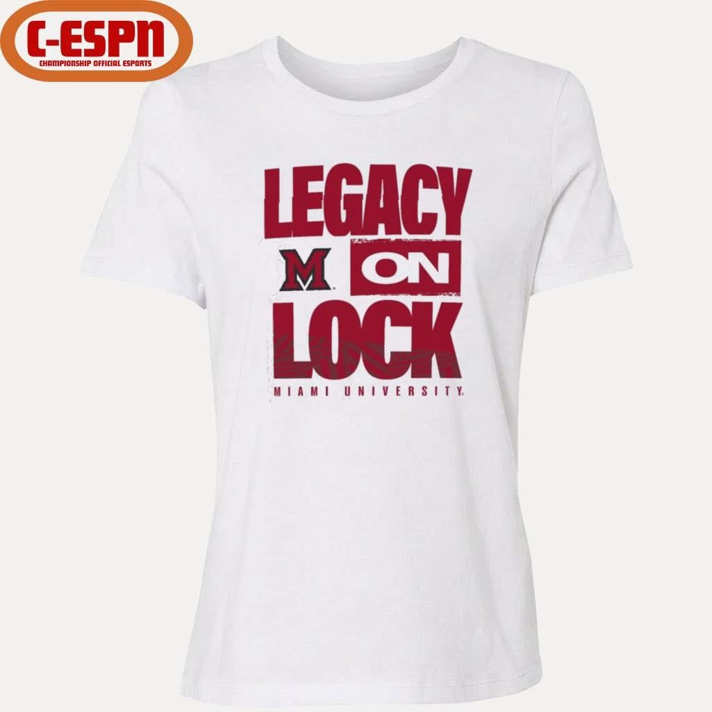 Official Miami RedHawks Basketball Legacy On Lock Shirt