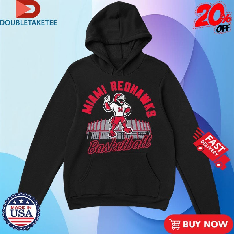 Official Miami RedHawks Basketball Mascot Shirts
