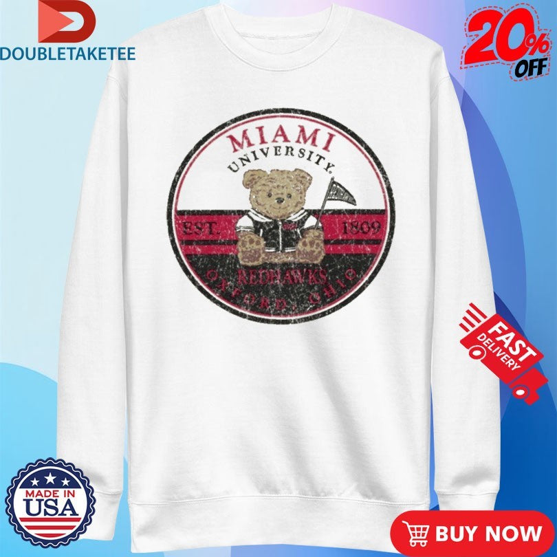 Official Miami RedHawks University Est 1809 Bear Shirts