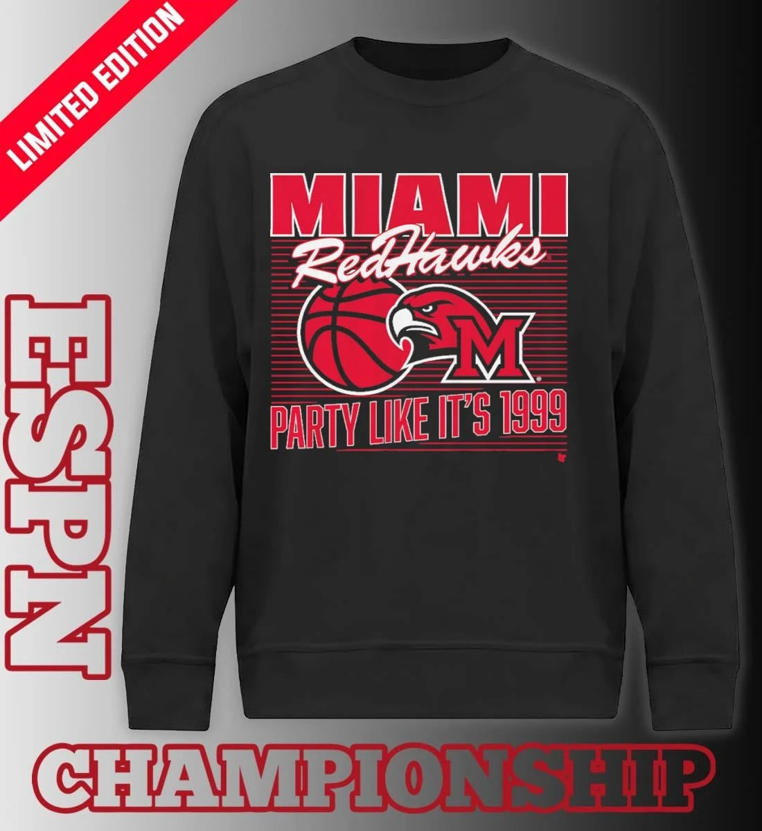 Official Miami University RedHawks Basketball Party Like It’s 1999 Shirt