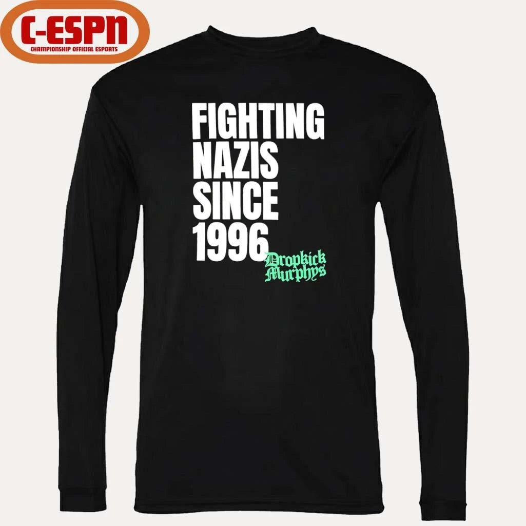 Official Michael Fanone Fighting Nazis Since 1996 Dropkick Murphys Shirt