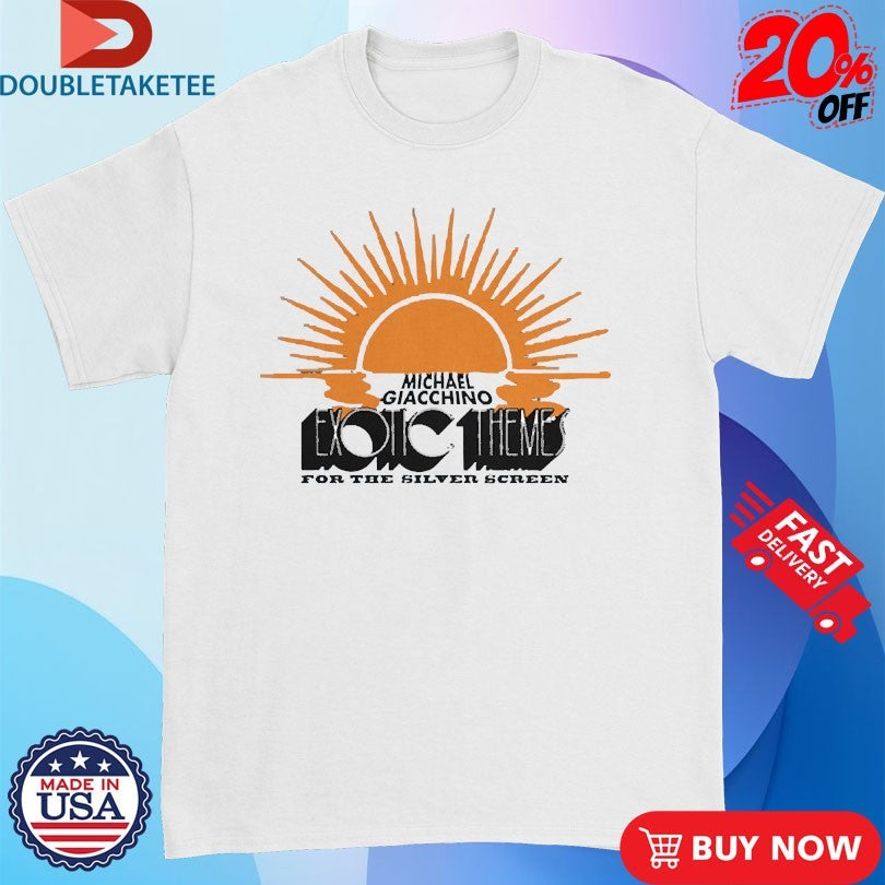 Official Michael Giacchino’s Exotic Themes For The Silver Screen Sun Logo Shirts