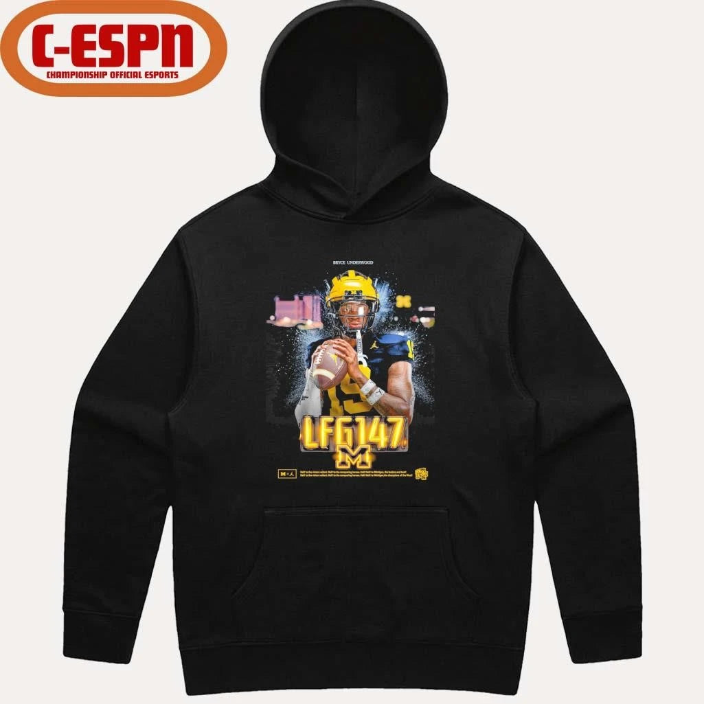 Official Michigan Bryce Underwood LGM 147 Shirt