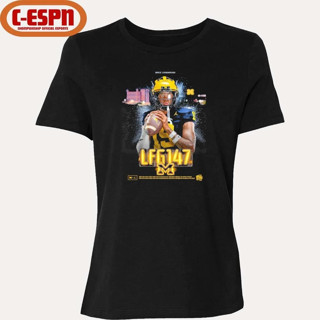 Official Michigan Bryce Underwood LGM 147 Shirt