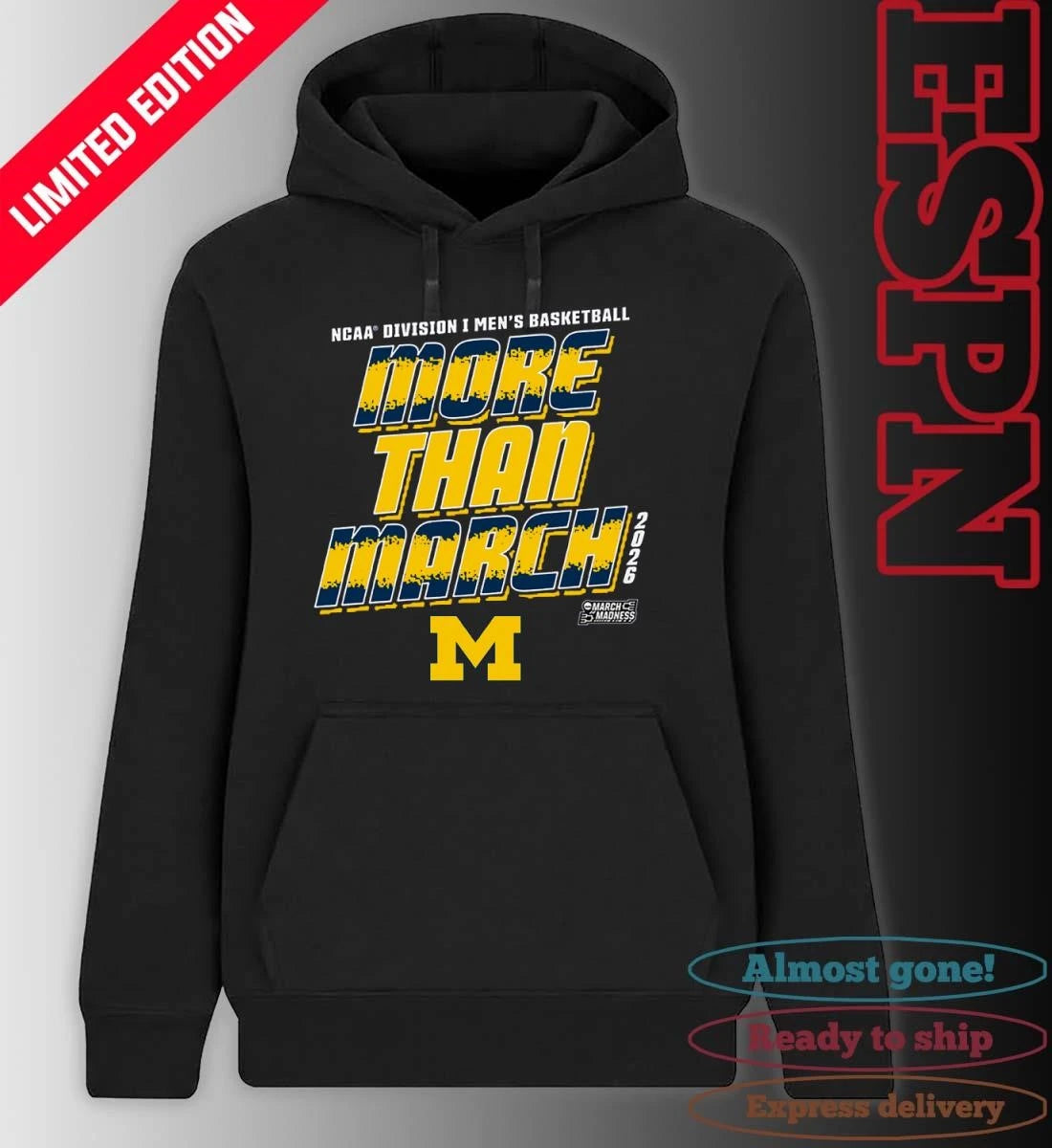Official Michigan Men’s Basketball More Than March 2026 Shirt