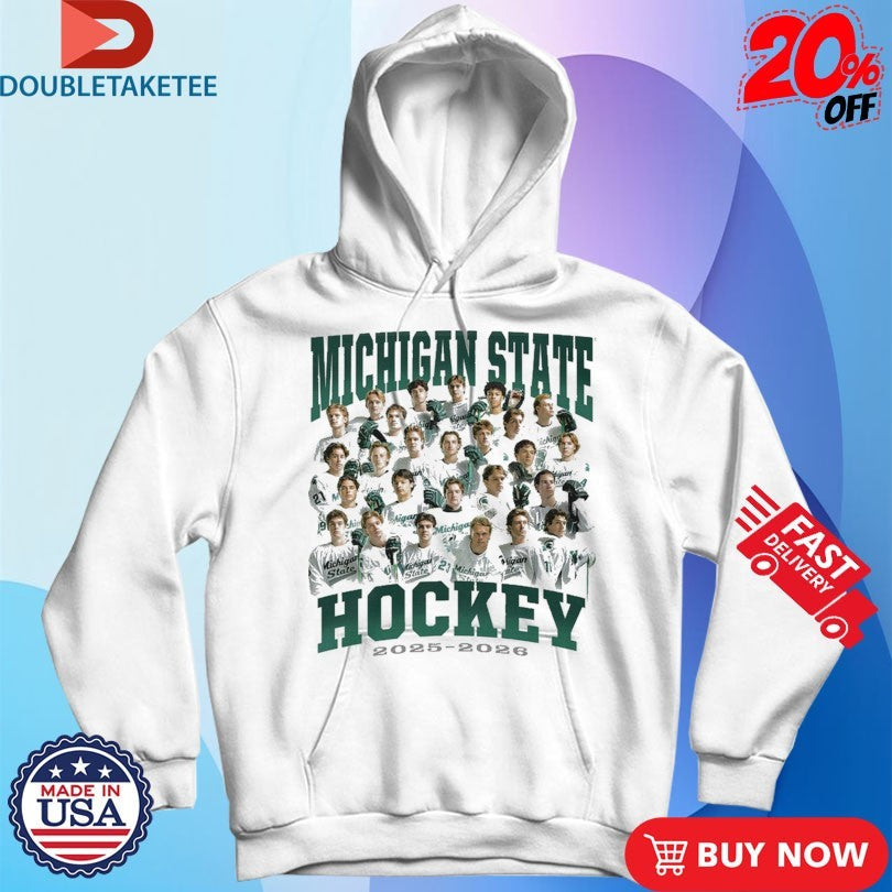 Official Michigan State Men’s Ice Hockey Team 2025 2026 Shirts