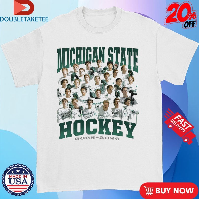 Official Michigan State Men’s Ice Hockey Team 2025 2026 Shirts