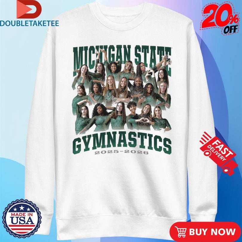 Official Michigan State Women’s Gymnastics Team 2025 2026 Shirts