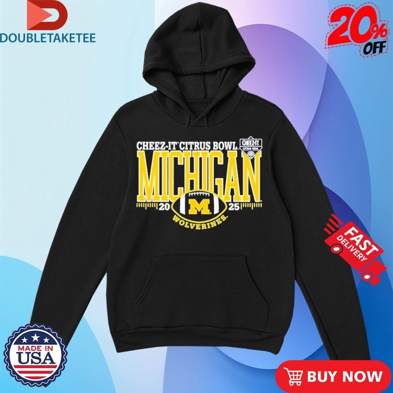 Official Michigan Wolverines Cheez It Citrus Bowl 2025 Shirts