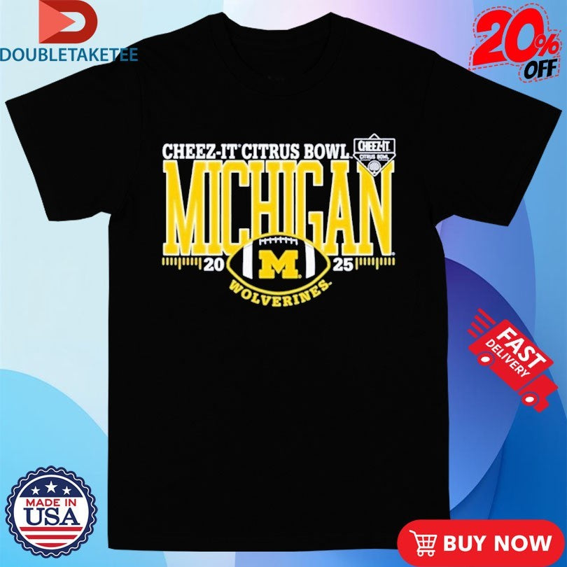 Official Michigan Wolverines Cheez It Citrus Bowl 2025 Shirts