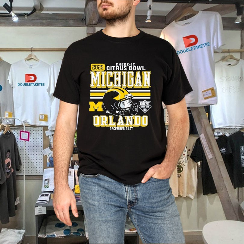 Official Michigan Wolverines Football 2025 Cheez-It Citrus Bowl Orlando Shirts