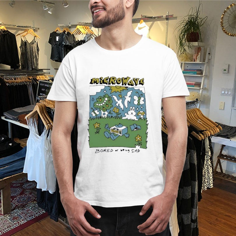 Official Microwave Bored Of Being Sad Shirts