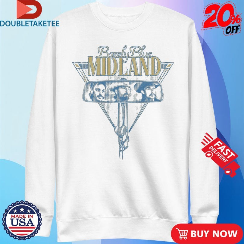 Official Midland Barely Blue Rearview Shirts