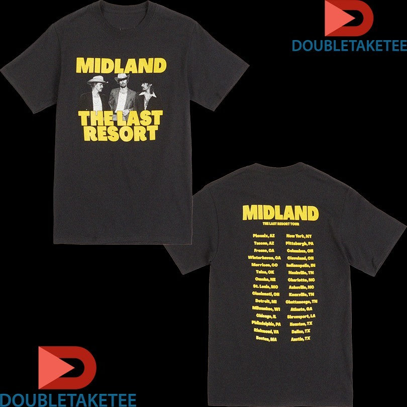Official Midland The Last Resort Tour 2022 Photo Shirts