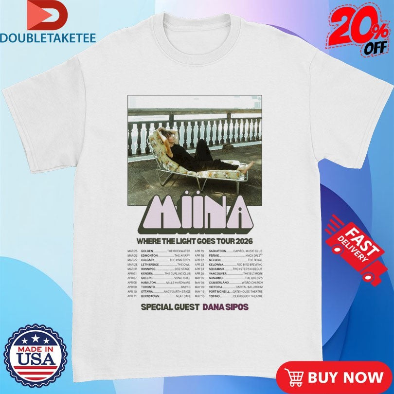 Official Miina Where The Light Goes Tour 2026 Dates Shirts