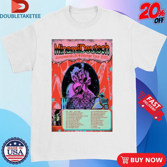 Official Minami Deutsch European &amp; UK Winter Tour 2025 Shirts