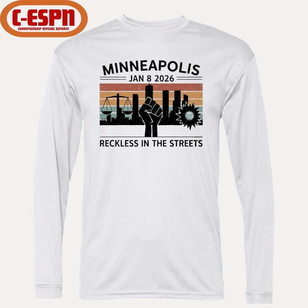 Official Minneapolis Jan 8 2026 Reckless in the Streets Vintage Shirt