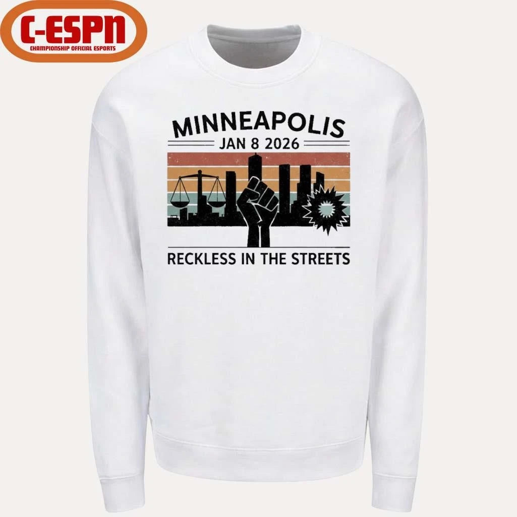 Official Minneapolis Jan 8 2026 Reckless in the Streets Vintage Shirt