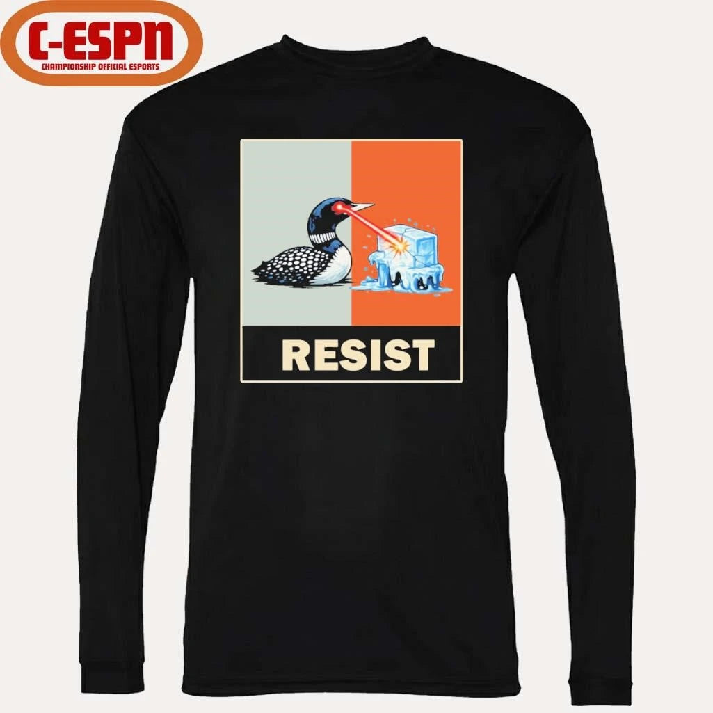 Official Minnesota Laser Loon ICE OUT Protest RESIST Shirt