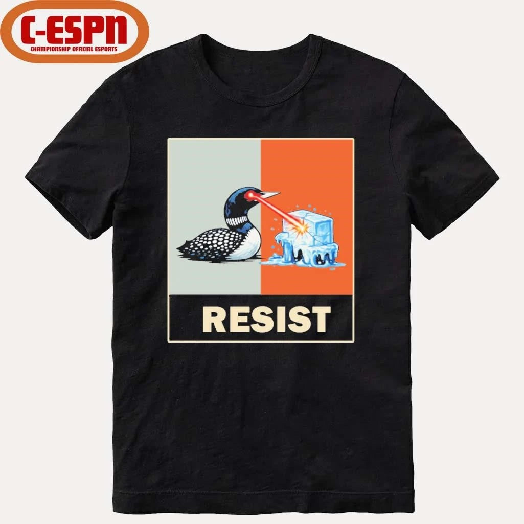 Official Minnesota Laser Loon ICE OUT Protest RESIST Shirt