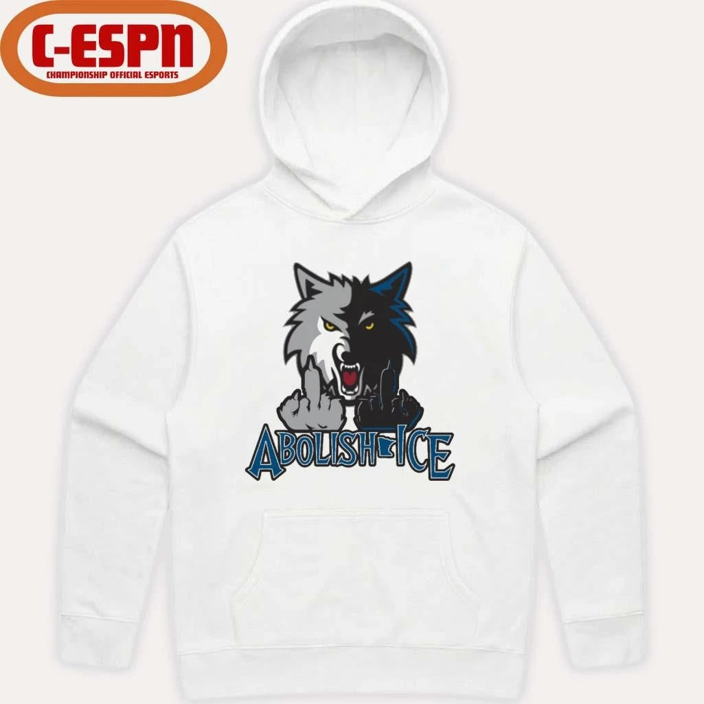Official Minnesota Wolves Abolish Ice T-Shirt