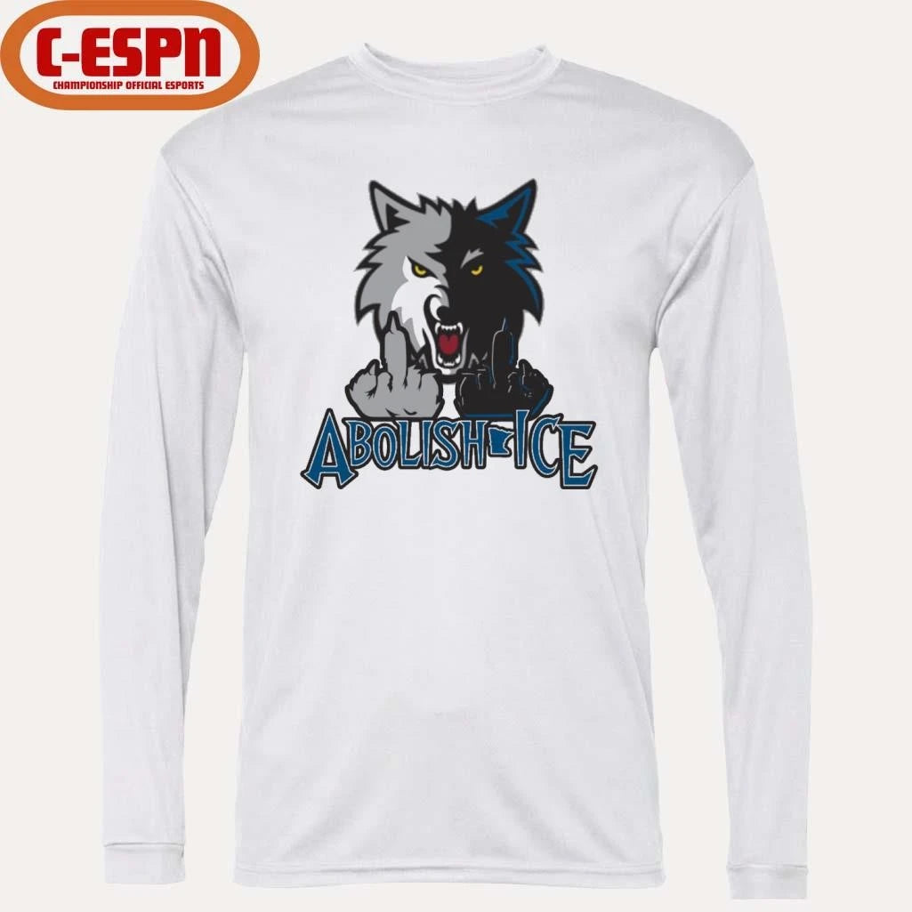 Official Minnesota Wolves Abolish Ice T-Shirt