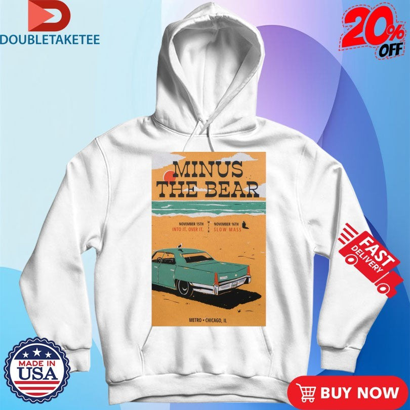 Official Minus The Bear Nov 15-16, 2025 Chicago, IL Tour Car Shirts