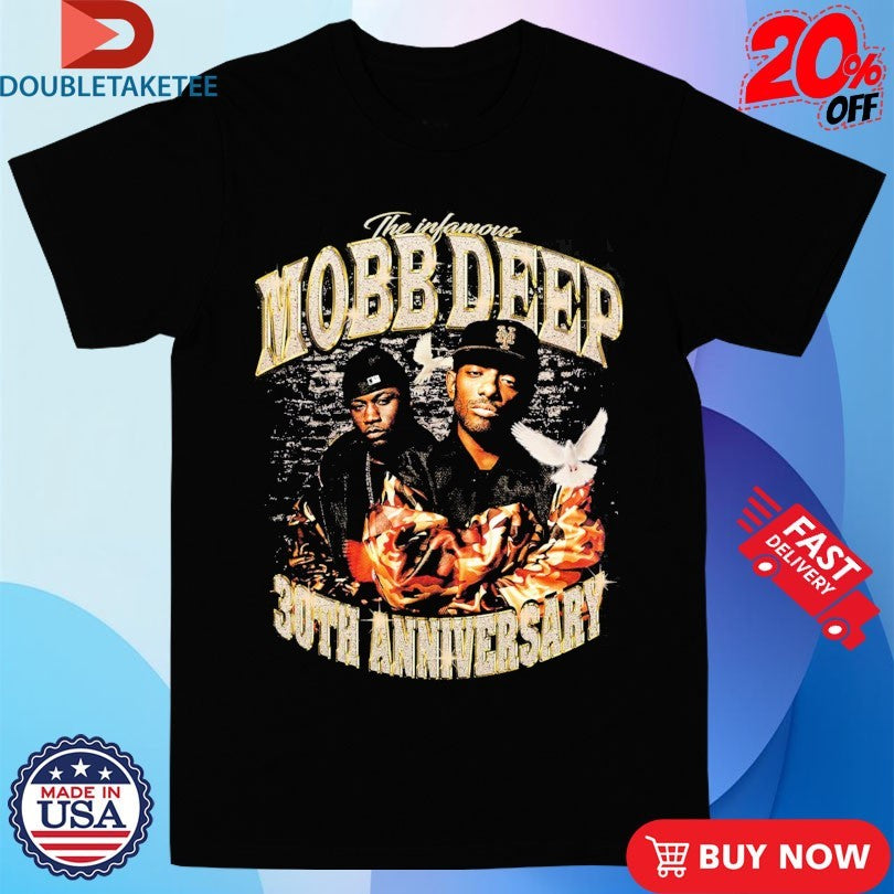Official Mobb Deep The Infamours 30th Anniversary Tour 2025 Shirts