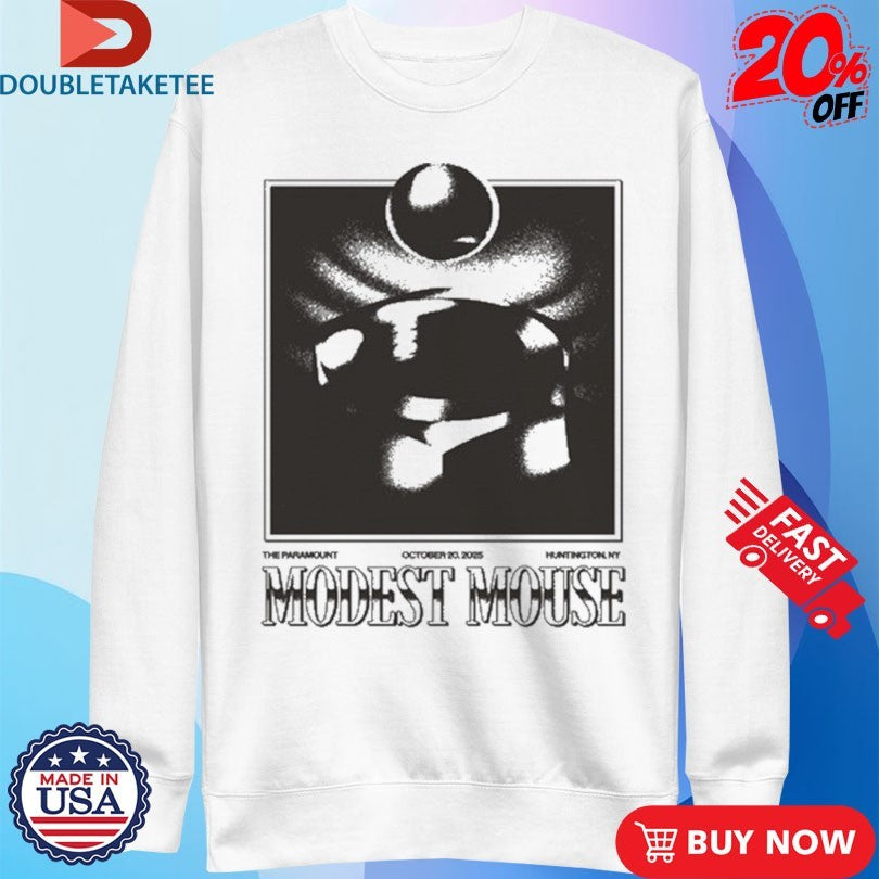 Official Modest Mouse Huntington Oct 20 2025 Tour Shirts