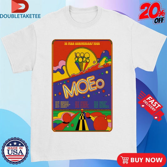 Official Moe. 35th Year Anniversary Tour 2025 Shirts