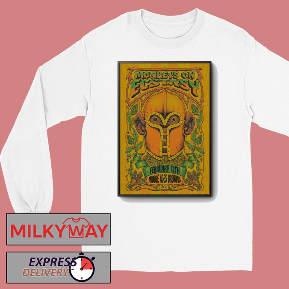Moe. Feb 12 2026 Middle Ages Brewing Company Syracuse NY Poster shirt