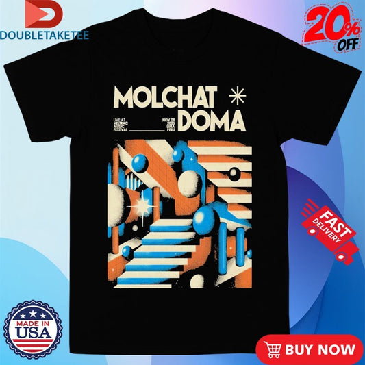 Official Molchat Doma Veltrac Music Festival 2025 Shirts