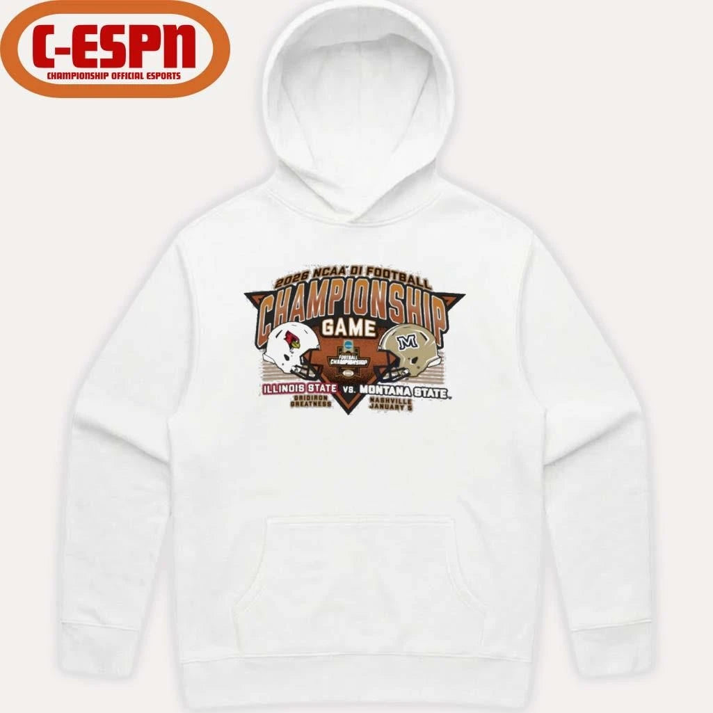 Official Montana State vs. Illinois State Football 2025 NCAA Division I FCS Football Championship Nashville T-Shirt