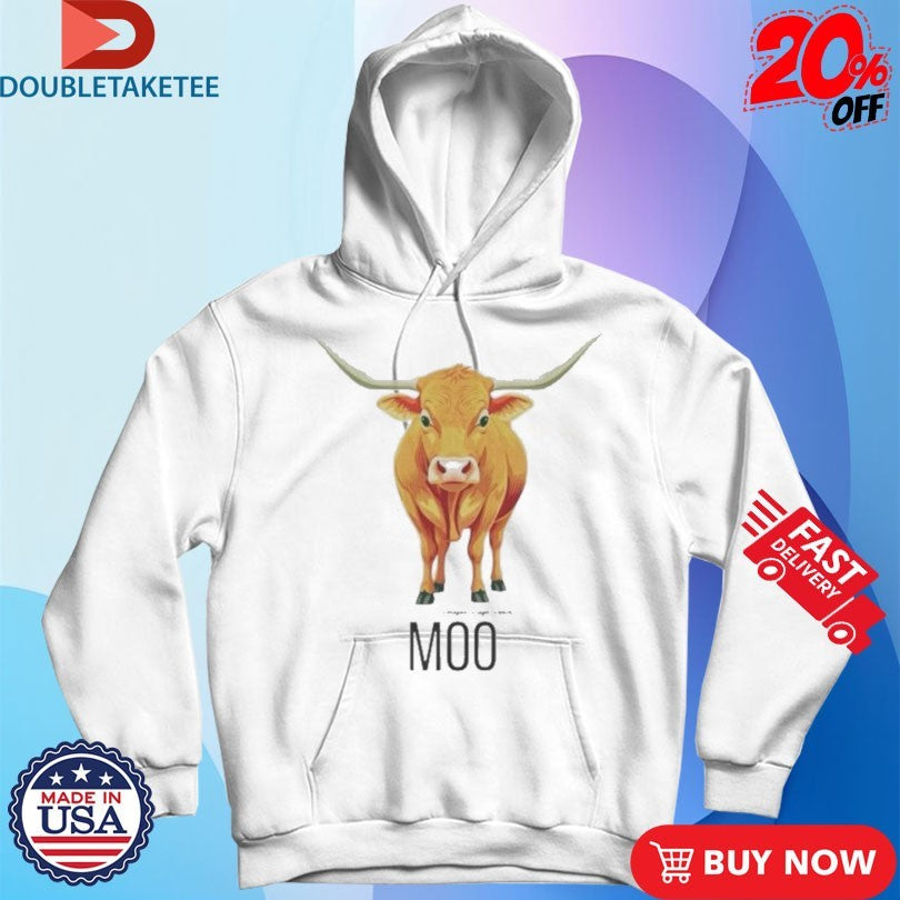Official Moo Longhorn Cow Paragon Ridge Ranch Shirts