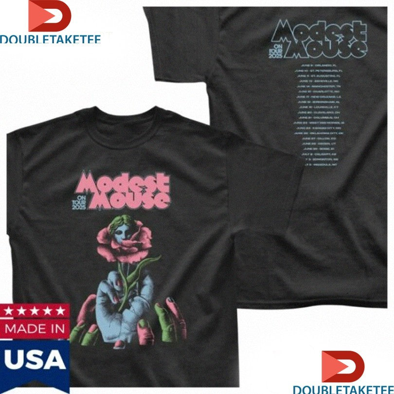 Official Mouse Summer On Tour 2025 Dates Hands Head Flowers Shirts