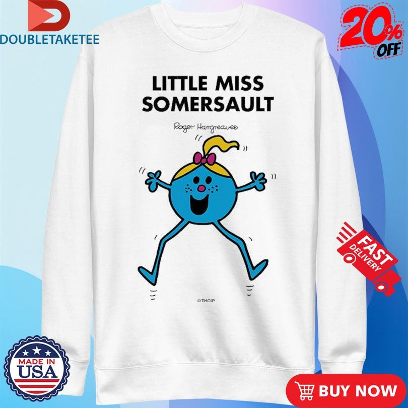 Official Mr. Men Little Miss Little Miss Somersault Shirts