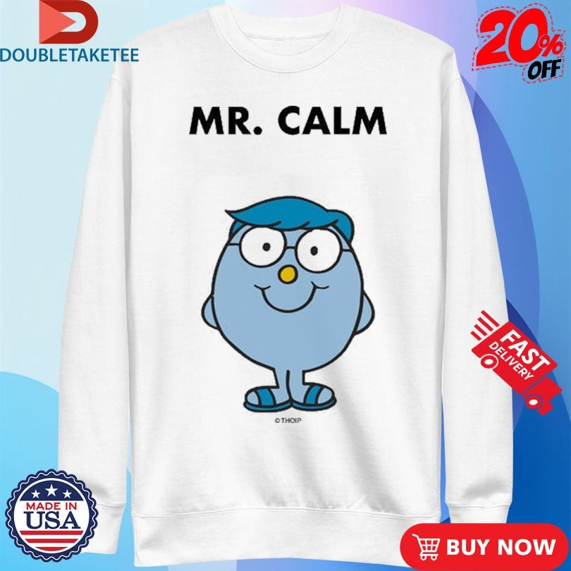 Official Mr. Men Little Miss Mr. Calm Shirts