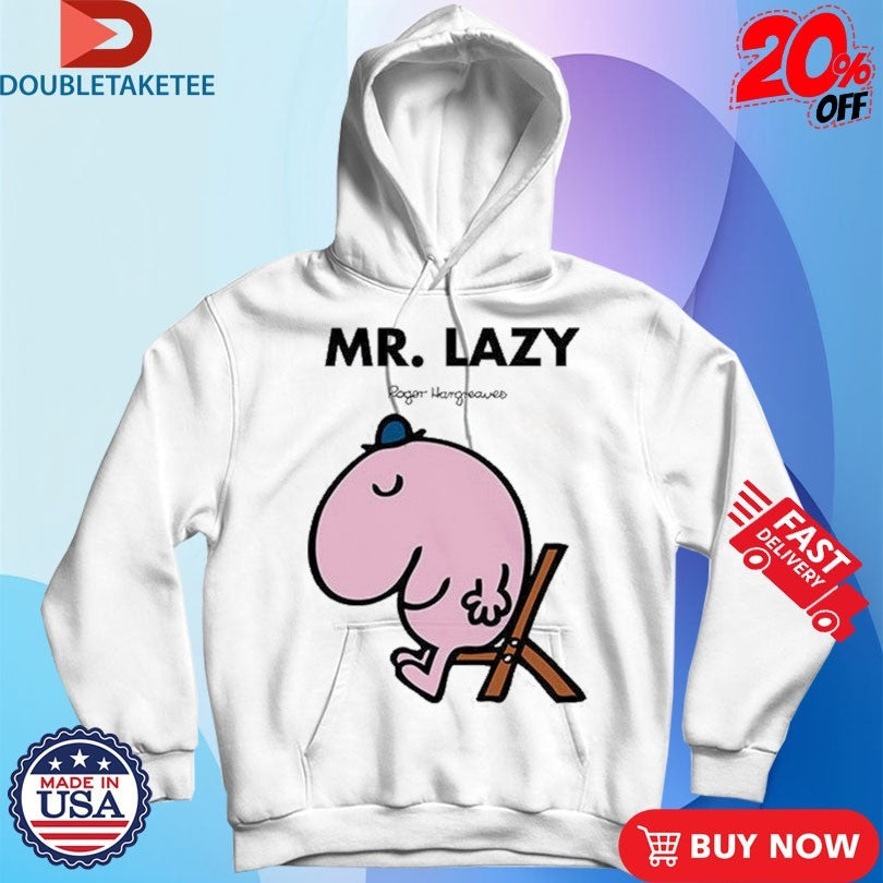 Official Mr. Men Little Miss Mr. Lazy Shirts