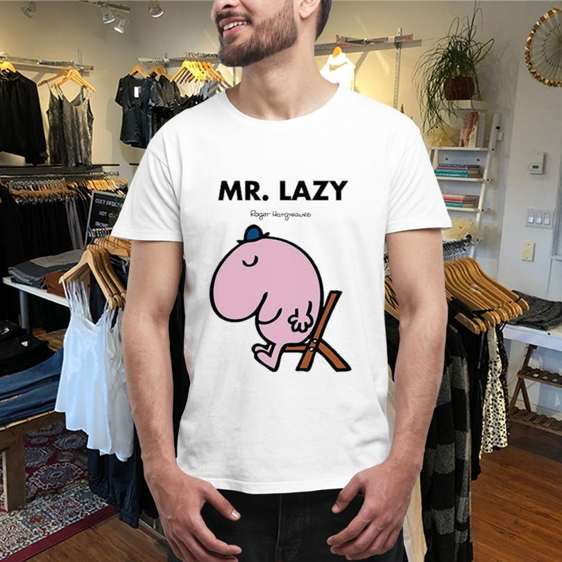 Official Mr. Men Little Miss Mr. Lazy Shirts