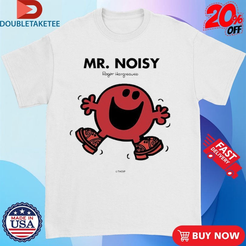 Official Mr. Men Little Miss Mr. Noisy Shirts
