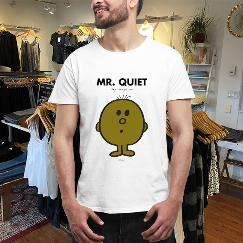 Official Mr. Men Little Miss Mr. Quiet Shirts