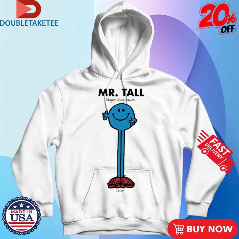Official Mr. Men Little Miss Mr. Tall Shirts