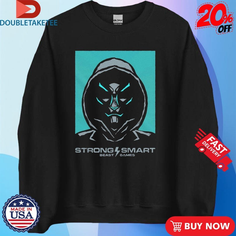Official MrBeast Games Strong Smart Guard Portrait Shirts