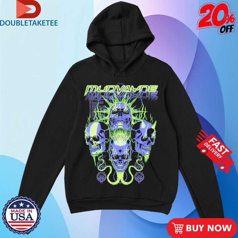 Official Mudvayne Electric Skulls Shirts