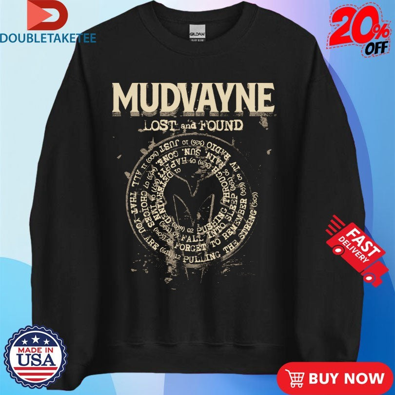 Official Mudvayne Lost &amp; Found Shirts