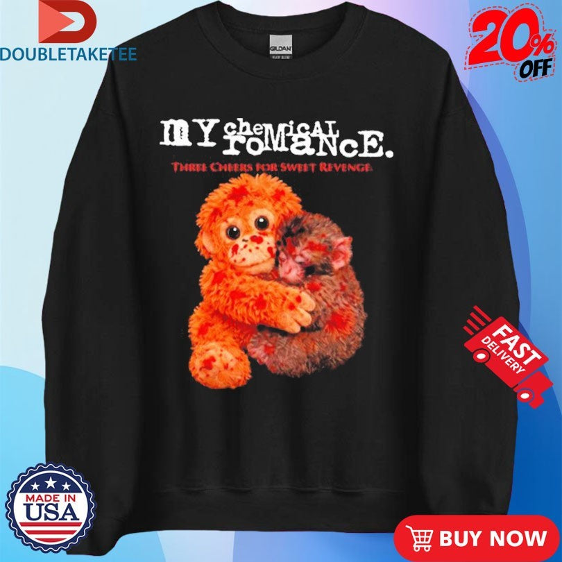Official My Chemical Romance Punch Monkey Three Cheers For Sweet Revenge Shirts